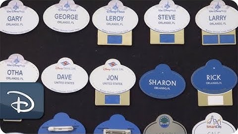 Behind the Scenes: Learn How Iconic Disney Name Tags Are Made