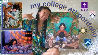 my accepted art portfolio (columbia, upenn, nyu, tufts)   tips for u!