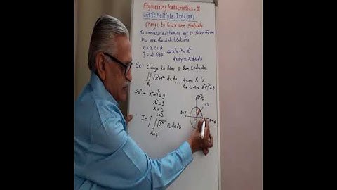 Change to polar & then Evaluate Double Integration #Shorts