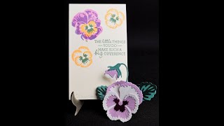 Introducing the Pansy Petals Suite - Hints and tips on how to use this lovely bundle