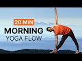 20 min morning yoga flow  full body morning stretch  yoga with naveen
