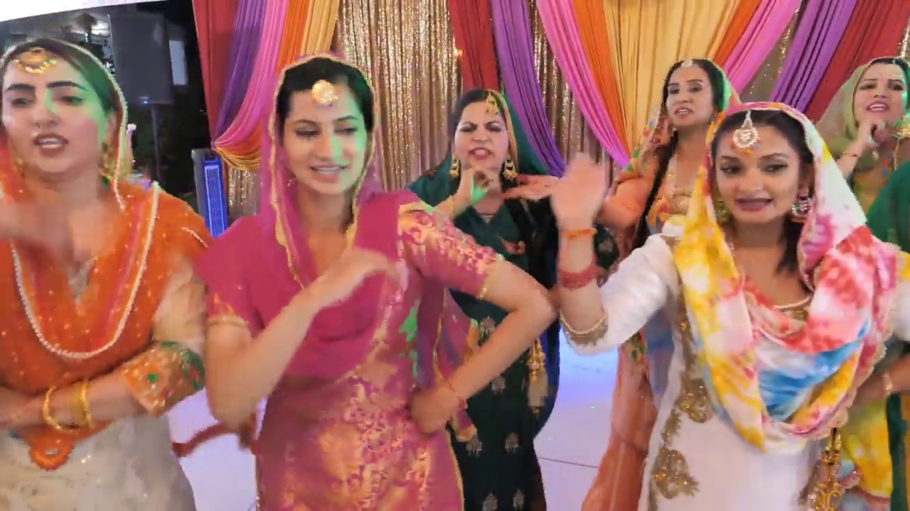 King & Poonam Randhawa Jaggo || Punjabi Wedding Seattle || Jago Sangeet Gidha Dance