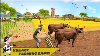 Village Farming Game | Vintage Village Tractor Farming Simulator Game | OPG screenshot 5