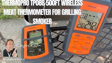 Wireless Meat Thermometer to Upgrade Your Grilling Game: ThermoPro Thermometer TP08B 500FT