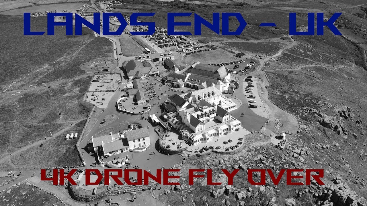 Lands End drone fly over in Penzance UK (4K)