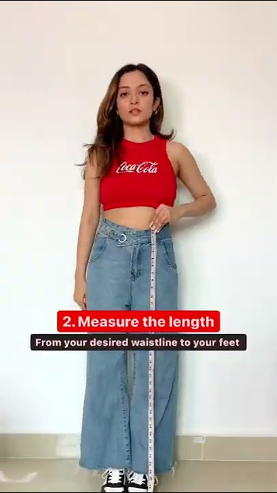 How to measure jeans size? #howto #fashionguide #styleguide #fashionhacks #stylehacks #fyp #fypage