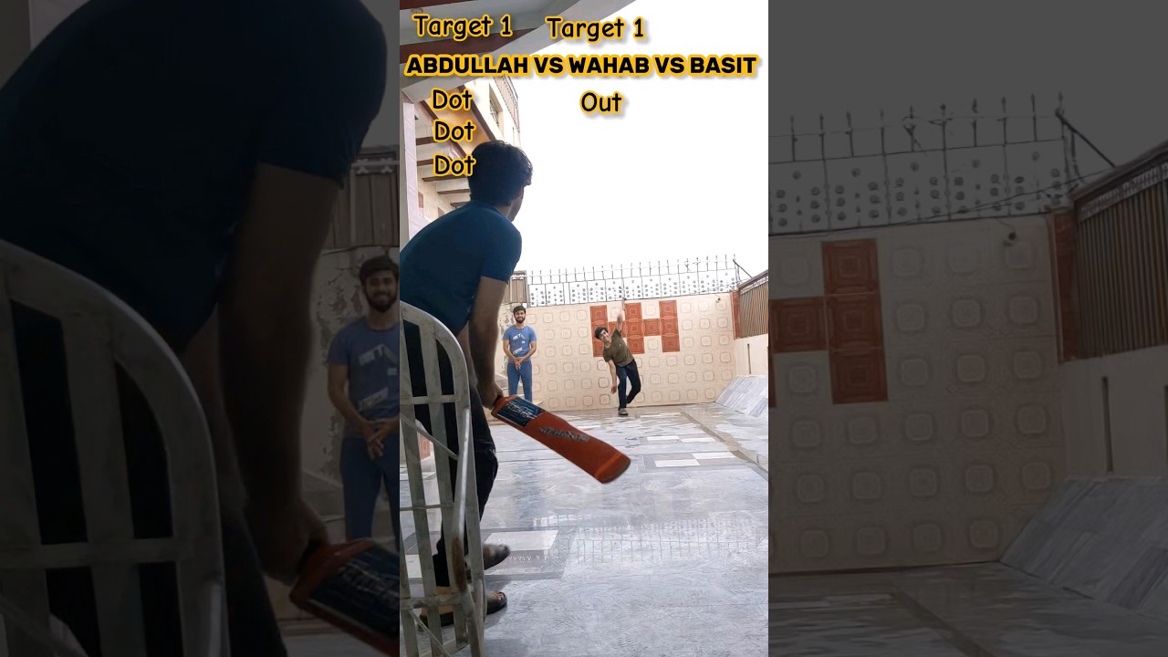 3 Balls Match 🔥 Abdullah V Basit V Wahab 