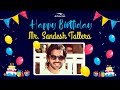 Happy Birthday to Our Co-founder & CEO - Sandesh Tallera | Advantal Technologies