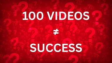 The “First 100 Videos” Rule Explained