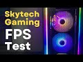 Skytech nebula gaming pc fps test fortnite apex legends call of duty and more