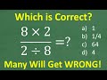 Understanding Basic Math and Order of Operations