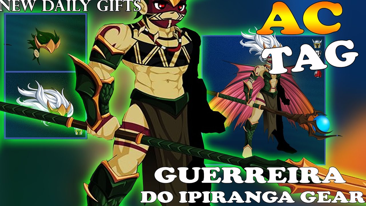 AQW NEW GUERREIRA DO IPIRANGA SEASONAL SET GEAR l DAILY GIFTS /JOIN POVOHEROICO