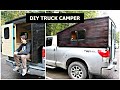 DIY TRUCK BED CAMPER | Tour a Homemade Camper Shell on a Toyota Tundra