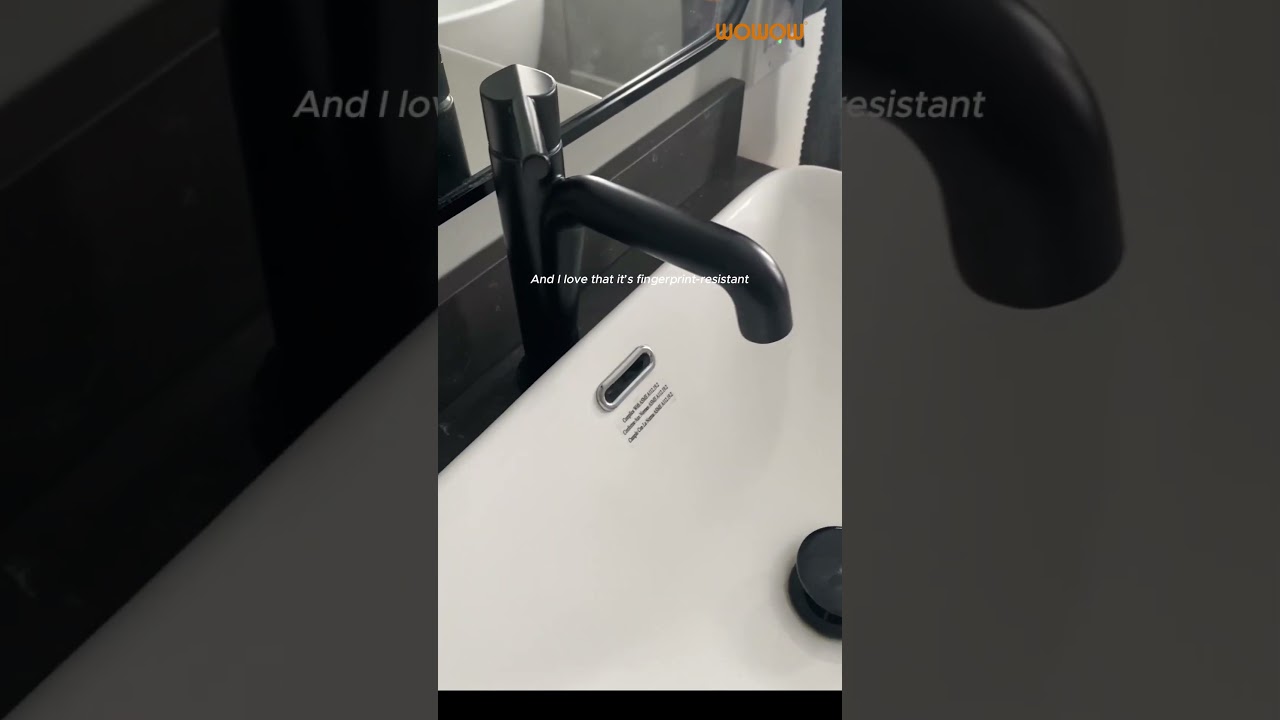 Matte Black Magic for Your Sink 🖤✨ 