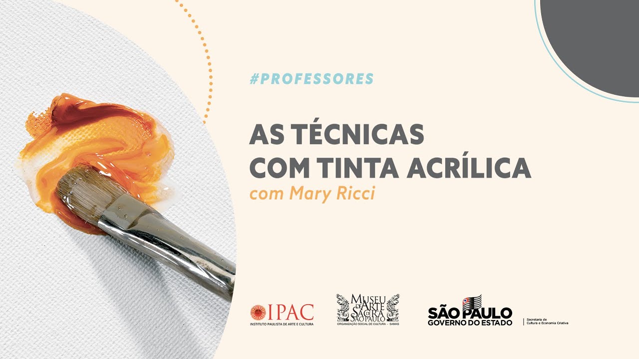 Conversas MAS | Técnicas com Tinta Acrílica