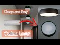 Lampu Downlight Plafond || Lampu hias dari paralon/pvc