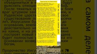 Пророчество об Иерусалиме продолжение в комментариях #историяизжизни #невероятныеистории