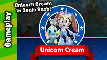 Sonic Dash - Unicorn Cream Gameplay