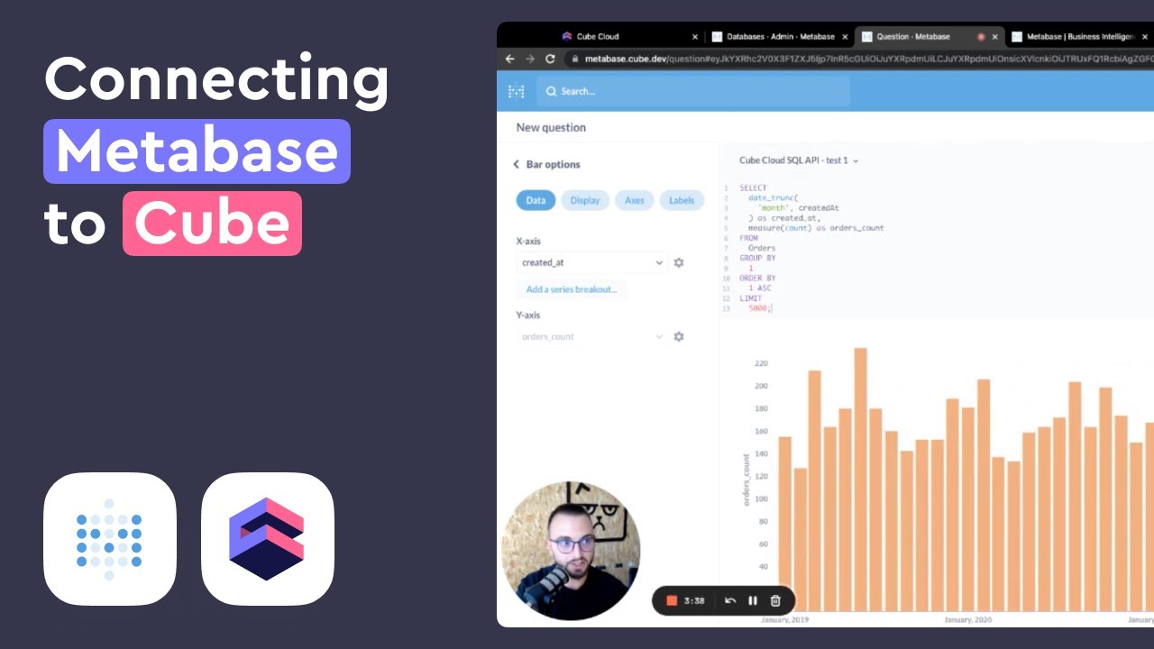Connecting Metabase to Cube - YouTube