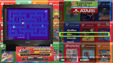 ATARI 2600 MUSIC FROM ATTRACT MODE FE ATARI 2600 128 IN 1 THANKS TO VASILIS