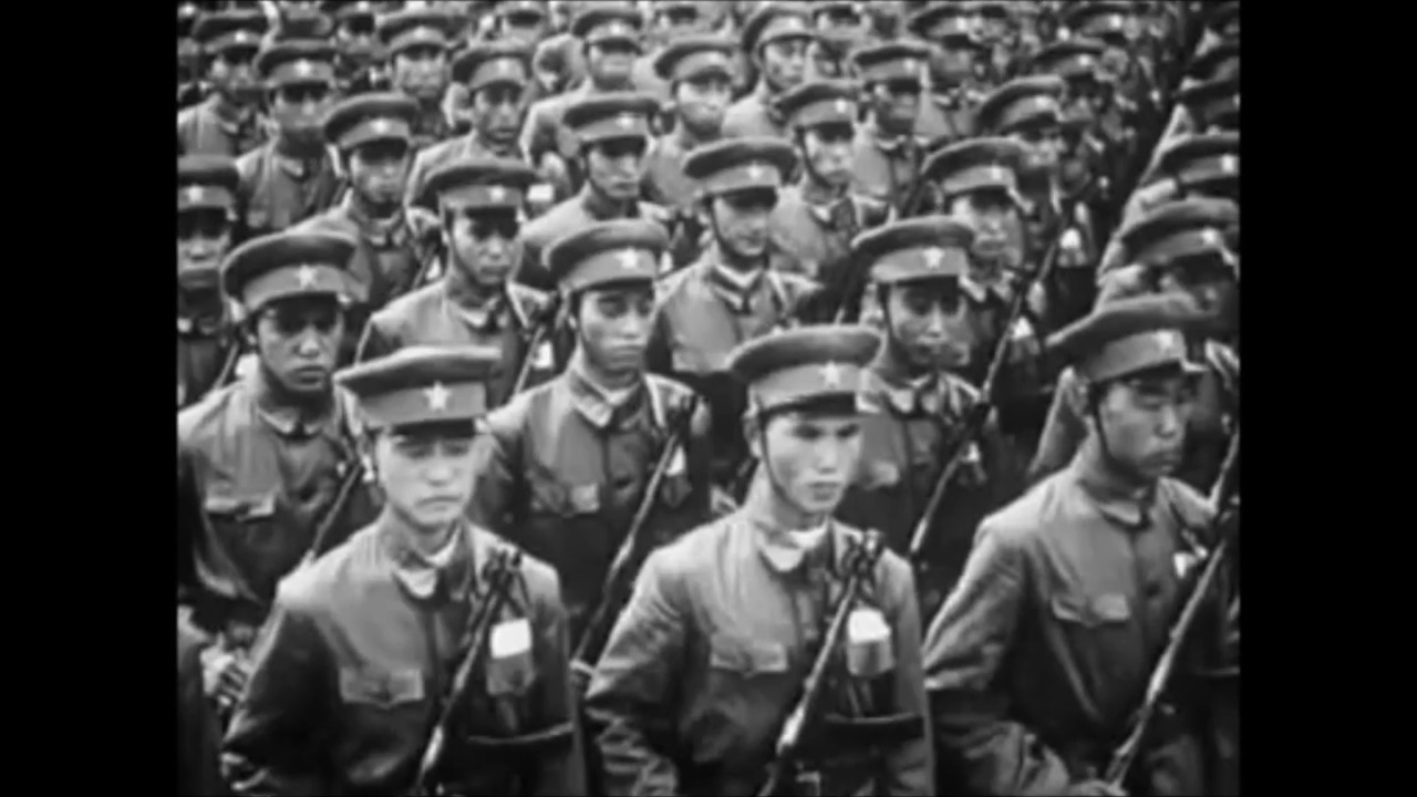 Watch Chinese National Anthem: March of the Volunteers in 1954 on YouTube Watch Chinese National Anthem: March of the Volunteers in 1954 on YouTube