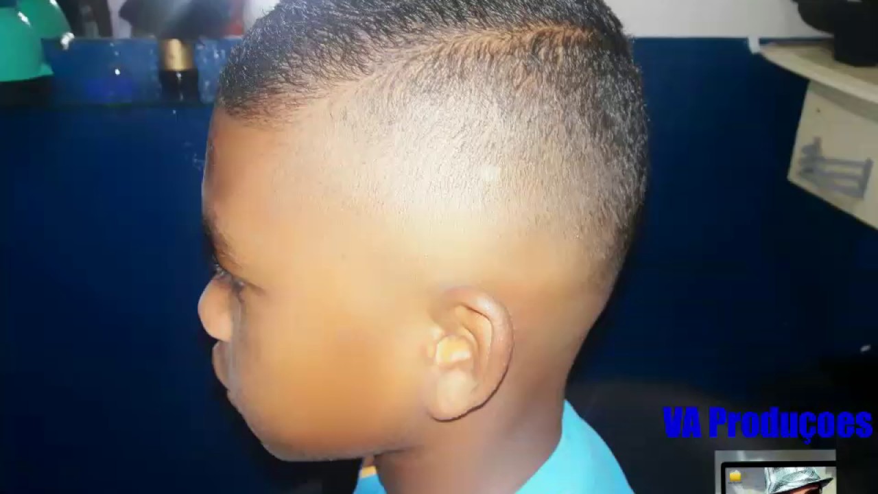 Corte infantil degradê disfarçado na navalha(salão novo corte masculino  Valdiney cabeleireiro) 