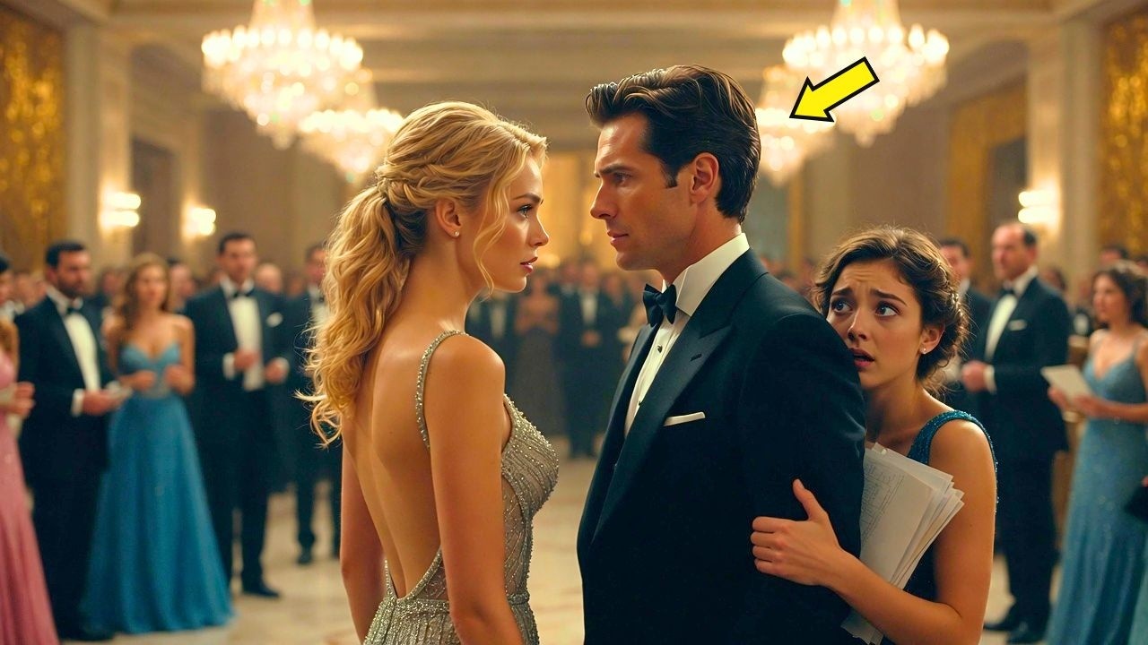 MİLYONER CEO, UTANGAÇ TEMİZLİKÇİYİ ESKİ NİŞANLISININ GALA BALOSUNA GÖTÜRDÜ — ONUN YAPTIĞI HERKESİ ŞO