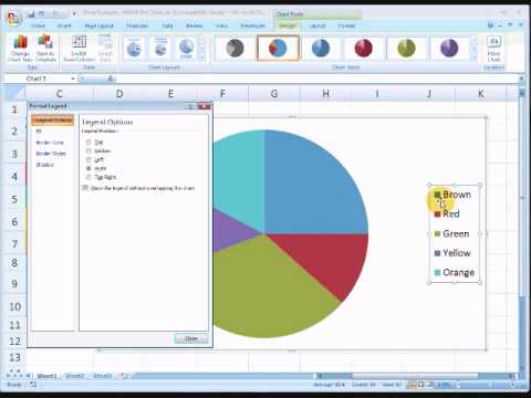 how to create pie chart in excel on m