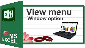 MS excel 2013 class 77 view menu window option  Urdu/Hindi