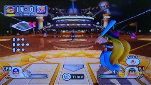 ChrisVortexx98 Game Clips: Mario Super Sluggers Tiny Kong Home Run at Daisy Cruiser