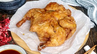 Crunchy Whole Fried Chicken
