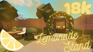 Bloxburg speedbuild: Lemonade Stand (18k!!!)