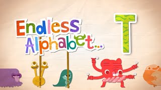 Endless Alphabet A to Z - Letter T - TANGLE, TICKLE, TIMID | Originator Games