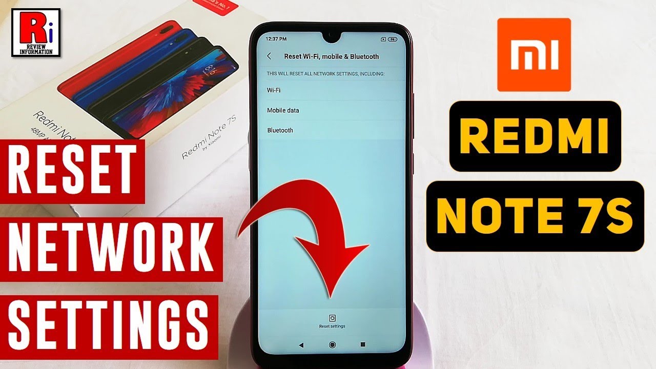 How To Reset Network Settings In Xiaomi Redmi Note 7s