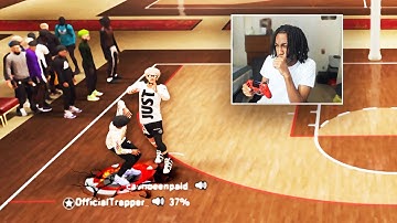 DOMINATING THE 1V1 COURT W/ MY NBA 2k21 BUILD ON NBA 2k20!😨