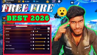 FREE FIRE Headshot Sensy 🔥 | FF Headshot Tips &amp; Tricks | Best Settings 2026 | Happy Club