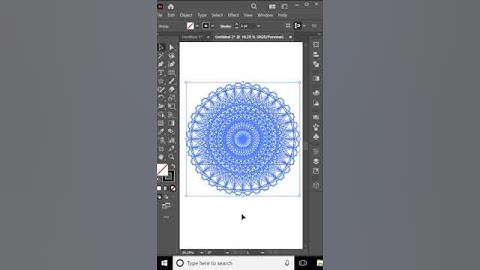 How to create mandala design || Rectangular Grid Tool Adobe Illustrator