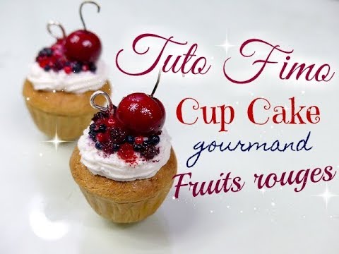 Tuto Fimo Cupcake Fruit Rouge By Creastella