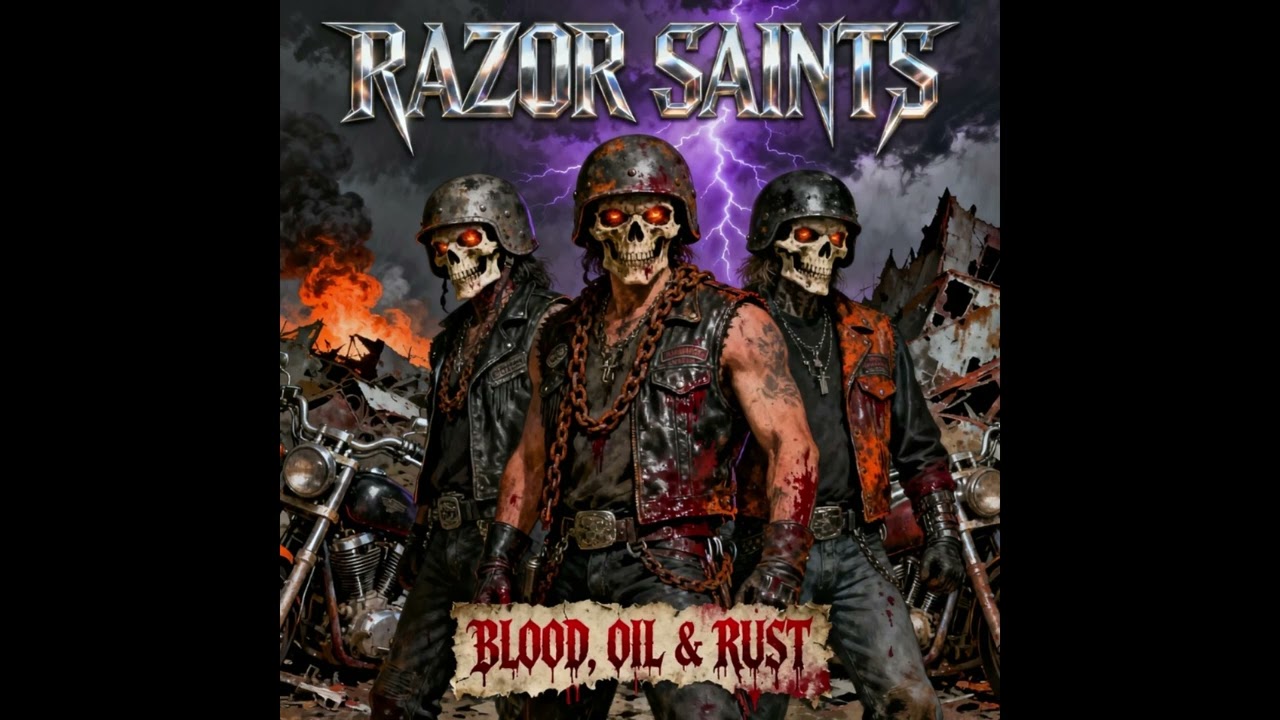 Razor Saints – Oil Slick Rebellion (80s Hard Rock)