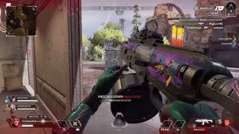 1st win with revenant and got kill leader (Apex legends)