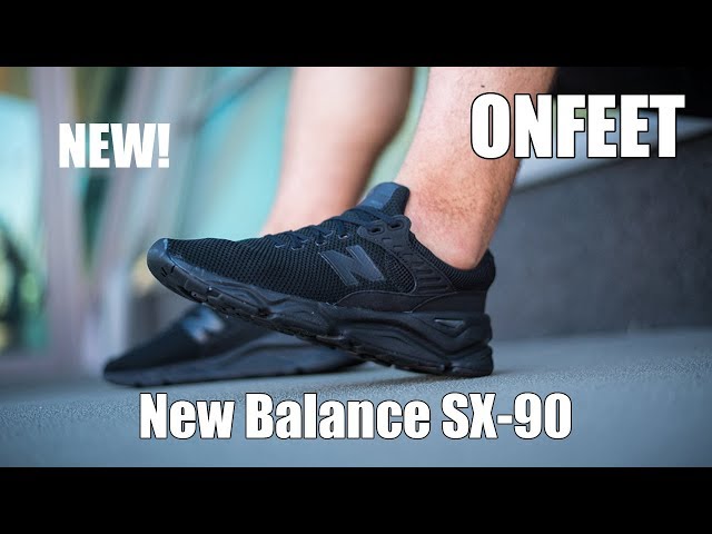 new balance x 90 triple black