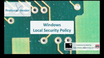 Windows Local Security Policy - CompTIA A+ 220-802: 1.4
