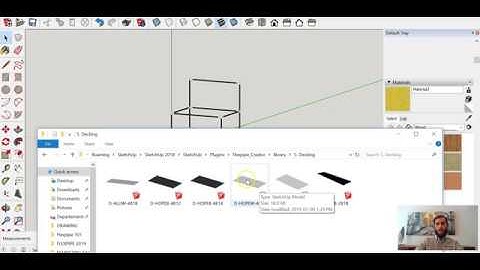 How to install decking surfaces in SketchUp | Flexpipe