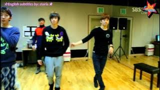[ENG SUB] Dramatic Blue & Dynamic Black (cut) - Gayo Daejun's Dance Practice 121216