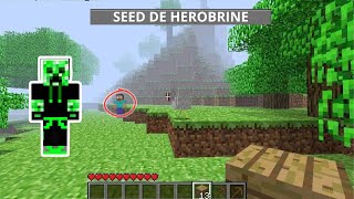 EL MUNDO DE HEROBRINE EXISTE!!!! MINECRAFT SEED