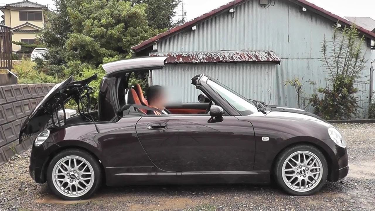 L0k ダイハツコペン 屋根の開閉 Youtube