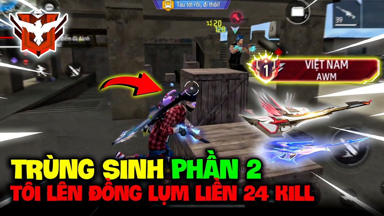 TRÙNG SINH TRỞ LẠI QUẬY BANH MAP QUÂN SỰ LỤM LỀN 24 KILL TOP 1 CỰC ĐẲNG CẤP [FREEFIRE]