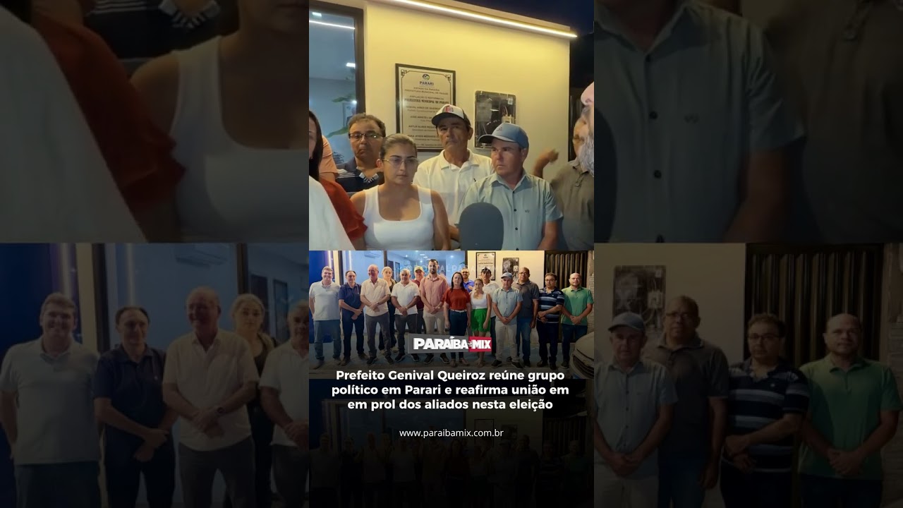 Pref Genival Queiroz reúne grupo político em Parari e reafirma união em em prol dos aliados eleição