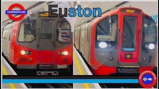 Evening Rush Hour Crowds at Euston Underground Station!  (21/02/2024)