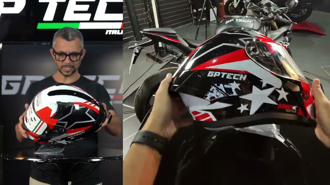 UNBOXING – CAPACETE GP TECH SENSE ARMY